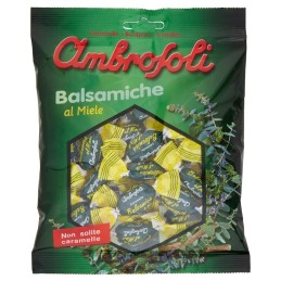 Ambrosoli, Balsamiche al miele, caramelle dure, 135 g