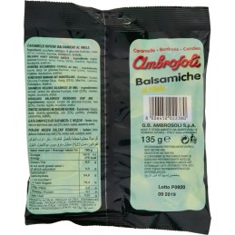 Ambrosoli, Balsamiche al miele, caramelle dure, 135 g