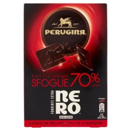 Perugina, Nero fines feuilles de chocolat noir 70% sans gluten, 96 g