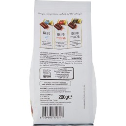 Perugina, Assortiment de chocolats au lait Grifo, 51 % de cacao noir et 70 % de cacao noir, 200 g