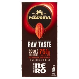 Perugina, Raw Taste Extra dark black 75% Cocoa, 95 g